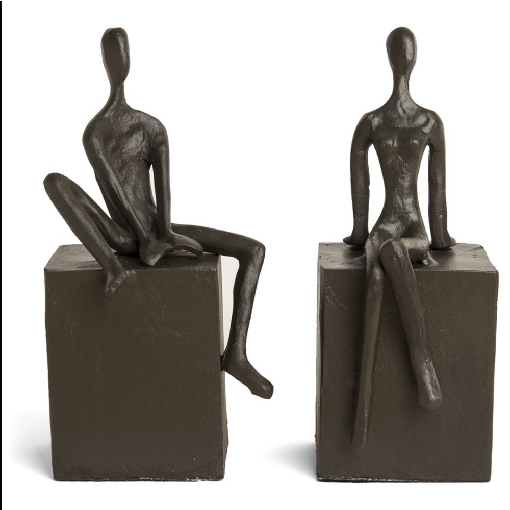 *sold* Danya B man woman bookends out of stock